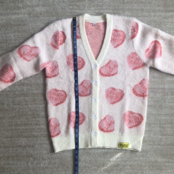 That’s A Awful Lot of Cough Syrup Cupid Cardigan  Mohair Sweater - Picture 9 of 11